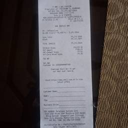 Gas Receipt Edit