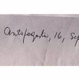 Change Date in Handwriting