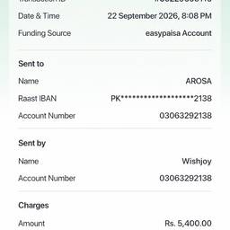 Edit Name on Receipt