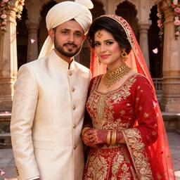 Royal Indian Wedding Portrait