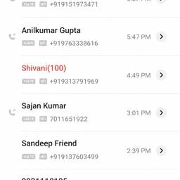 Fake Call Log Edit