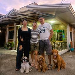 After - Family Portrait With Dogs