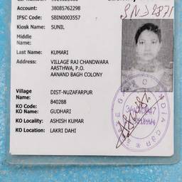 Depois - Foto de documento de identidade endireitada