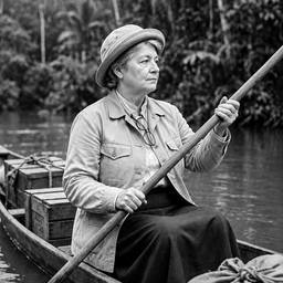 Before - Vintage River Explorer Portrait