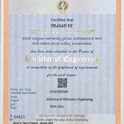 University Certificate Date Edit