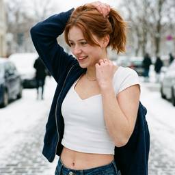 Winter Street Portrait