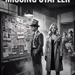 Nachher - Fehlender Tacker Noir Poster