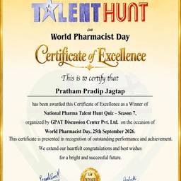Pharma Certificate Edit