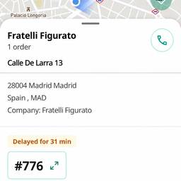 Edit Delivery App Screenshot