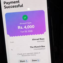 Edit Payment Receipt Text