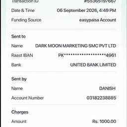 Edit Receipt Amount