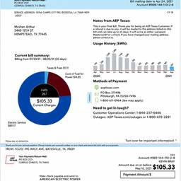 Edit Utility Bill Details