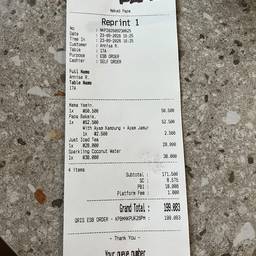 Edit Receipt Details AI