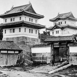 Historic Castle in Monochrome