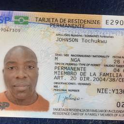 Before - Residence Card Photo Swap