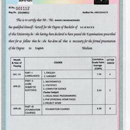 Certificate Aadhaar Number Edit
