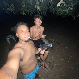 Gun In Hand Selfie
