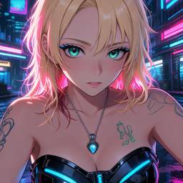 Cyberpunk Anime Character