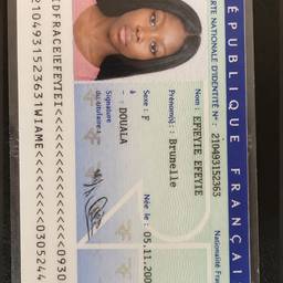 Après - Échange de photo de carte d’identité française