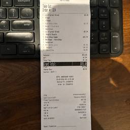 Après - Modifier le total et la date du reçu
