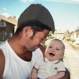 Baby in Dad's Arms