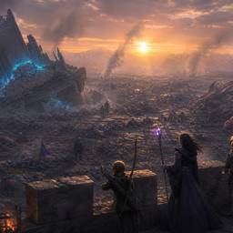 After - Fantasy Battlefield Illustration