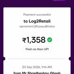 Edit Payment Receipt Amount