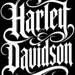 Gothic Harley Davidson Lettering