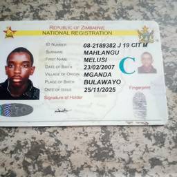 ID Card Date of Birth Edit