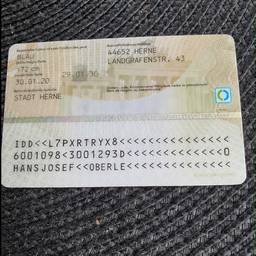 German ID Card Name Edit