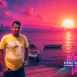 80s Retro Style Photo