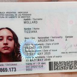 Argentine ID Card Edit