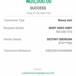 Receipt Date Amount Edit