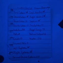 After - Handwritten Checklist Date Edit