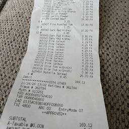 After - Receipt Total Edit