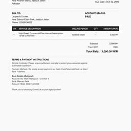 Invoice Text Cleanup