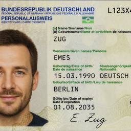 After - German ID Card Number Edit