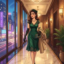 Vintage Spy Girl Art