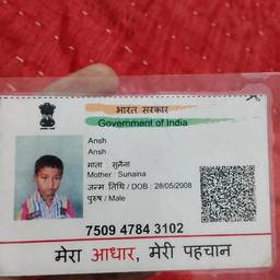 Aadhaar Card DOB Edit