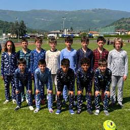 Pajama Soccer Team Photo