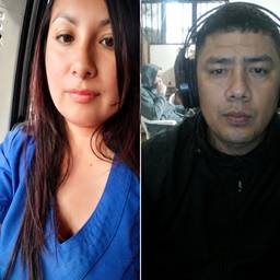 Side by Side Selfie Collage