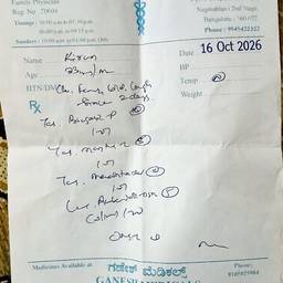 Change Date on Prescription