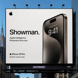 Apple Billboard Ad Design