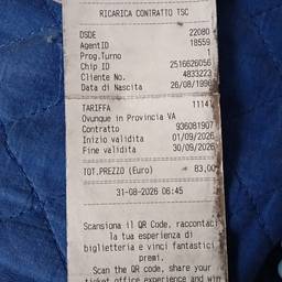 Receipt ID Number Change