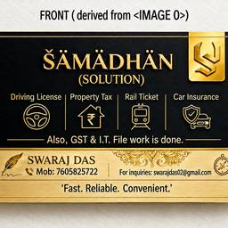 Black Gold Business Card