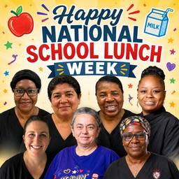 School Lunch Week Team Poster