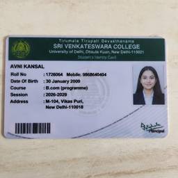 After - Student ID Card Photo Edit