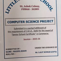 Edit School Project Cover
