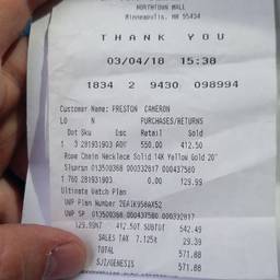 Edit Receipt Text AI