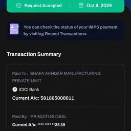 Bank Transfer Receipt Edit